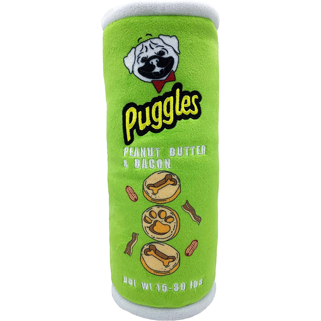 Huxley & Kent - Lulubelles Power Plush Puggles Can Dog Toy