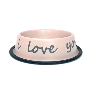 Stainless Steel "I Love You So Much" Bowl