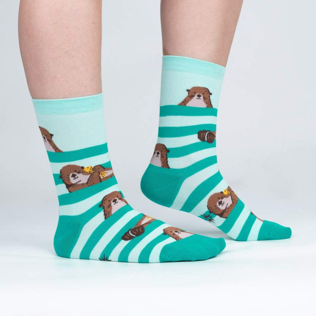 Sock It To Me - My Otter Foot Crew Socks