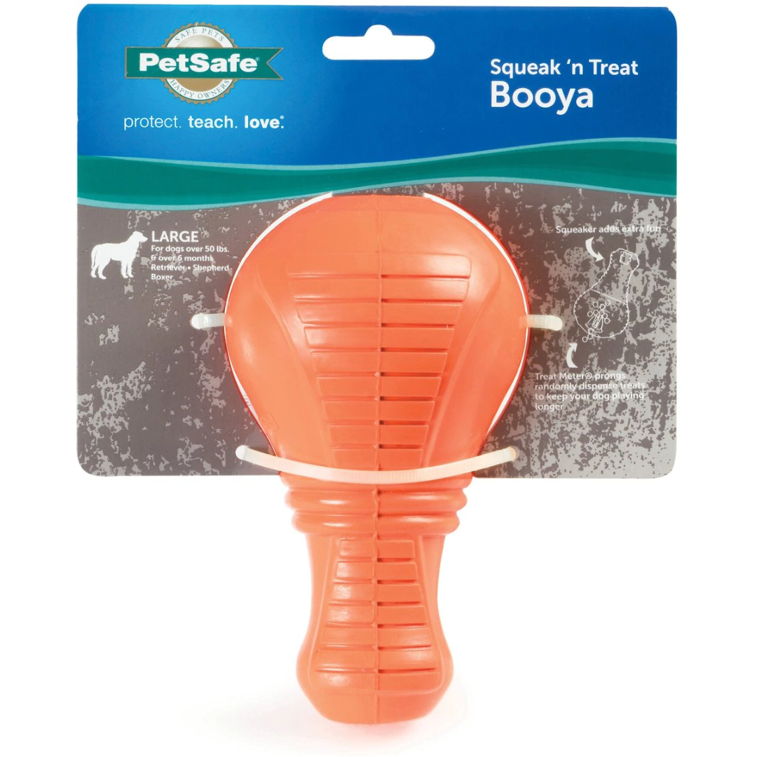 PetSafe Sportsmen Squeak-N-Treat Booya Dog Toy