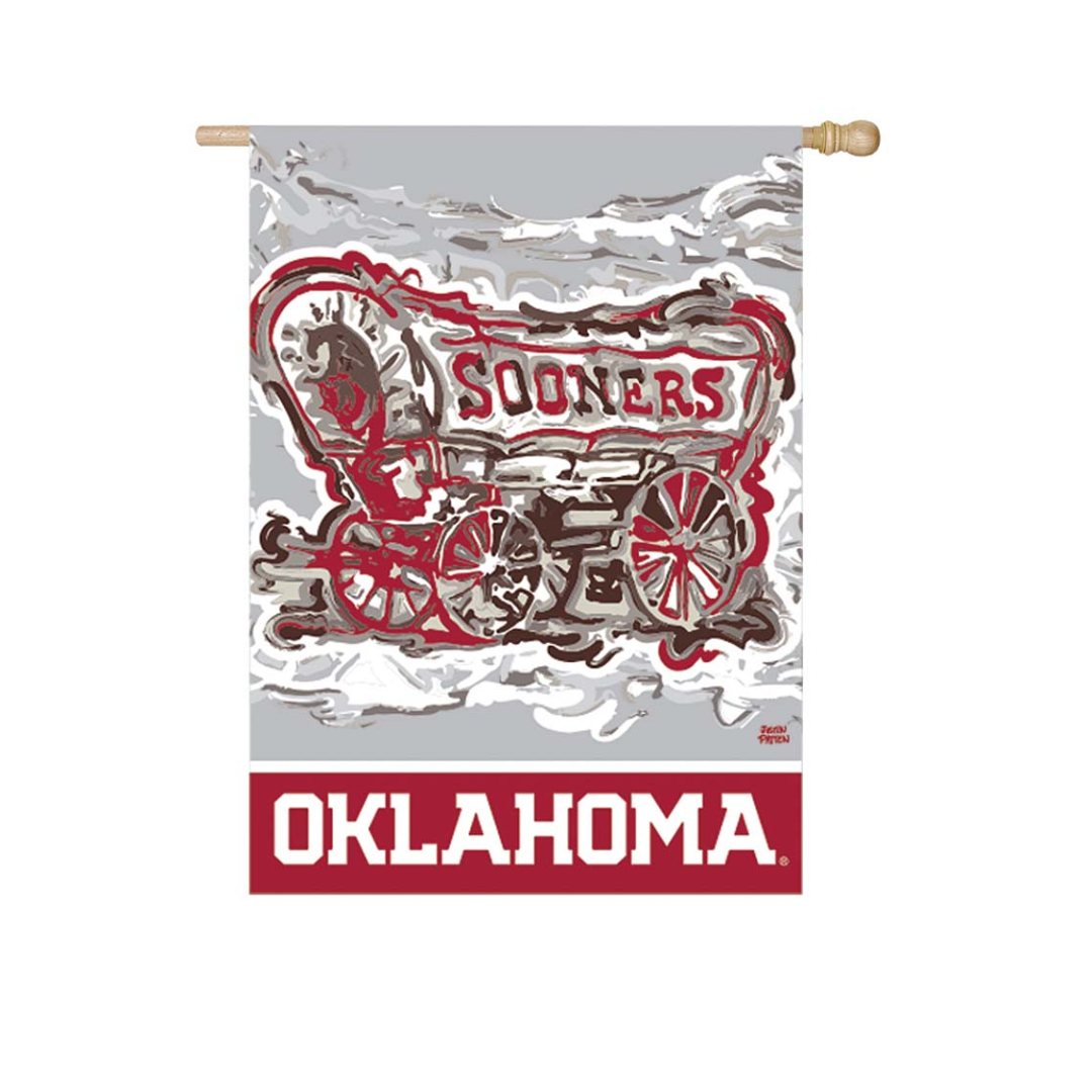 Sooner Scooner Decorative Collegiate Flag