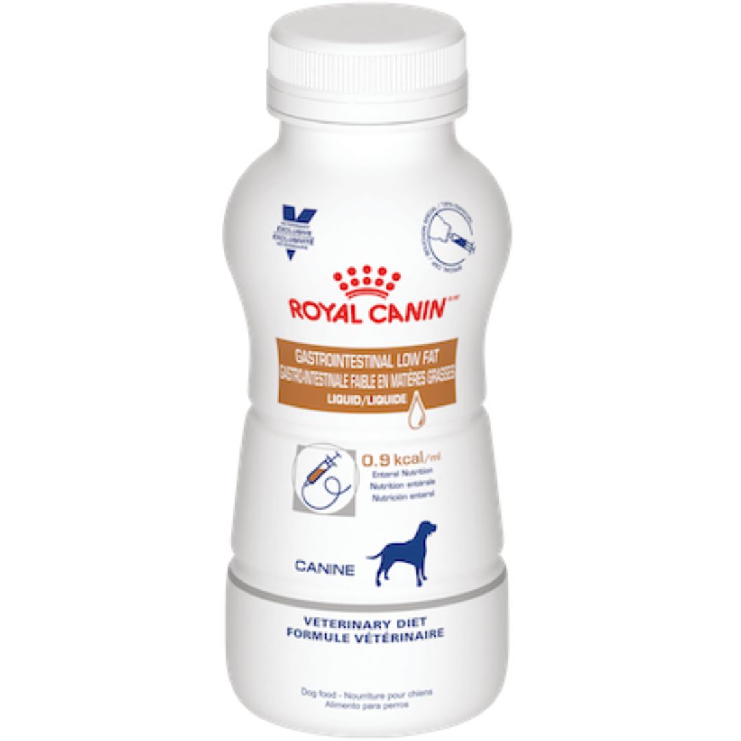 Royal Canin Veterinary Diet Gastrointestinal Low Fat Liquid Diet 8 oz/4 pack