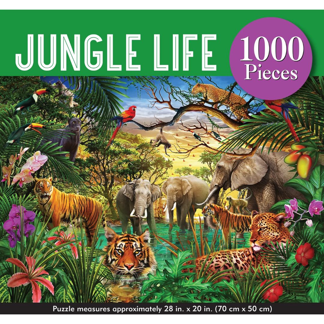 Jungle Life 1000 Piece Jigsaw Puzzle