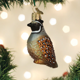 Old World Christmas - Quail Ornament