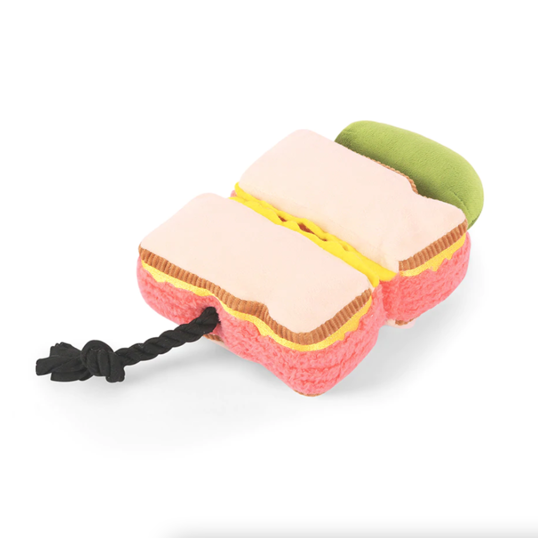 P.L.A.Y. Smoke Meat Sandwich Dog Toy