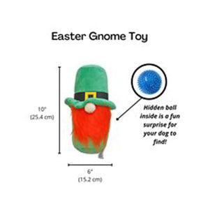 Midlee - St. Patrick's Gnome Hide-A-Ball Dog Toy