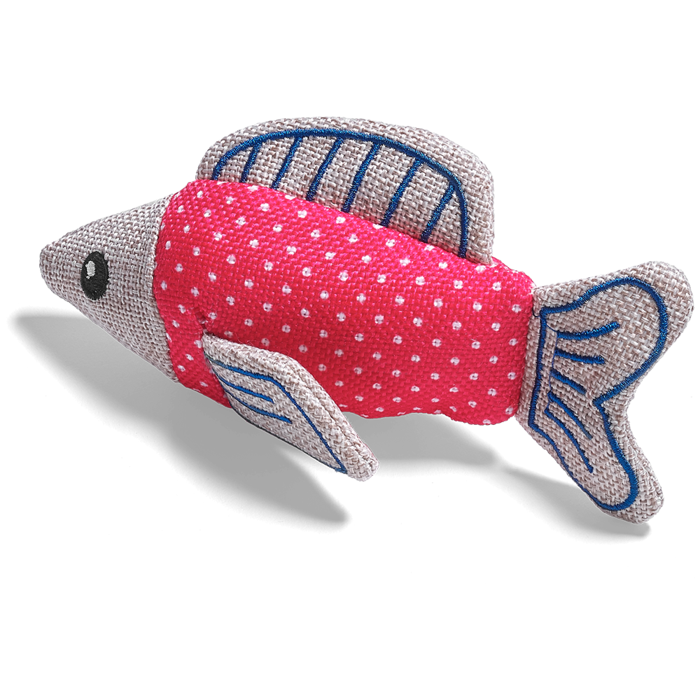 Plush Fish Cat Toy