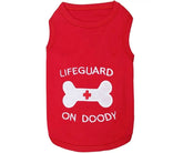 Lifeguard On Doody Dog T-shirt-Southern Agriculture