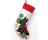 Scottie Needlepoint Stocking-Southern Agriculture