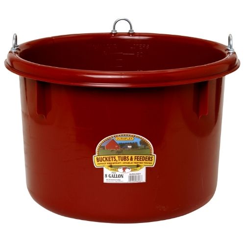 DuraFlex Plastic Bucket - 8 quart-Southern Agriculture