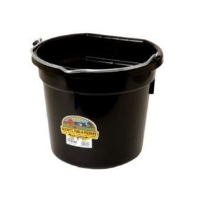 DuraFlex Flat Back Plastic Bucket - 20 quart-Southern Agriculture