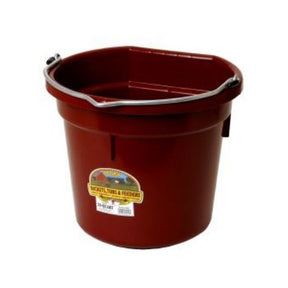 DuraFlex Flat Back Plastic Bucket - 20 quart-Southern Agriculture