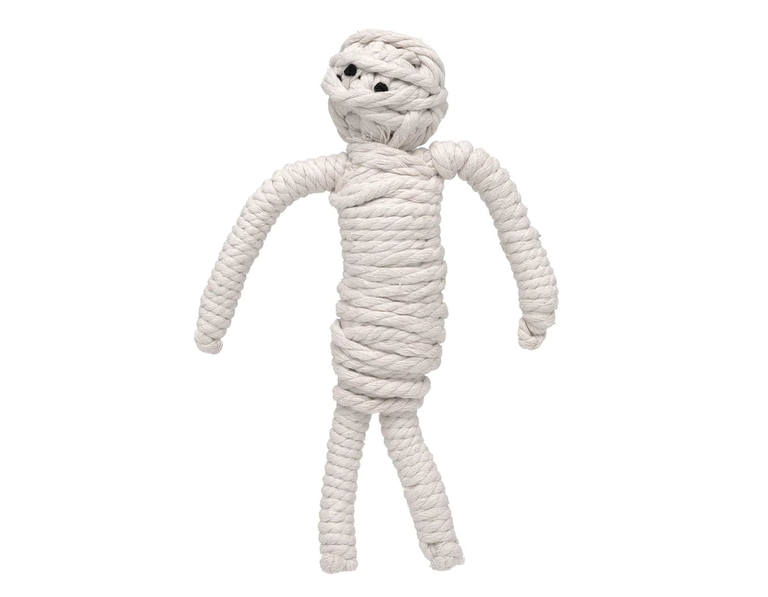 Jax & Bones Dog Toy Mummy Rope 10"